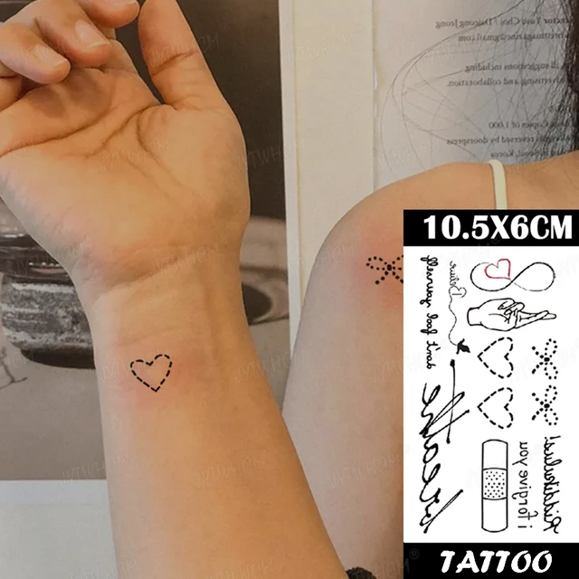 Impermeável Tatuagem Temporária Etiqueta Personalidade Inglês Carta Ins  Black Bird Pigeon Flash Tatoo Falso Tatto para Crianças Mulheres Homens -  AliExpress