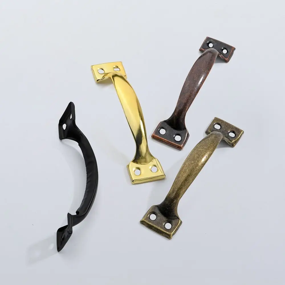 Description Picture 5 of item1Pc Barn Door Handle With Bow-Shaped Furniture Gate Handle for Sliding Barn Doors Garages Sheds Knobs Cupboard Hardware Pull