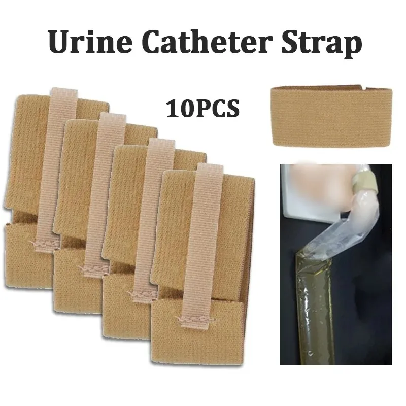 Urine Collection Bag Urine Catheter Strap for Adults 10Pcs