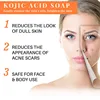 Kojic Acid Glow Soap Facial Deep Cleaning Even Skin Tone Skin Lightening Soap Oil Control Moisturizing women Skin Care 65g x2 5