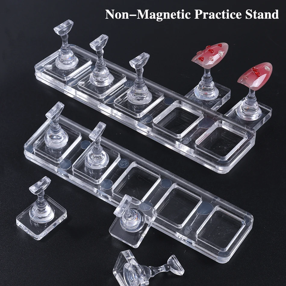 Acrylic Nail Display and Manicure Practice Stand Set