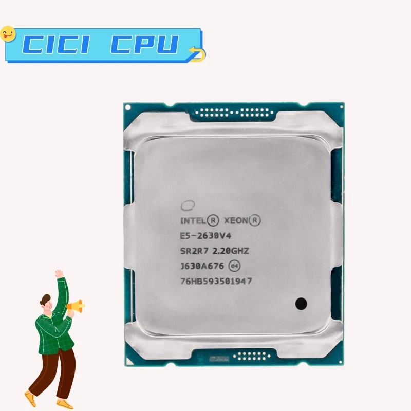 

Used Xeon E5 2630 V4 2630V4 Processor SR2R7 2.2GHz 10-Cores 25M LGA 2011-3 CPU