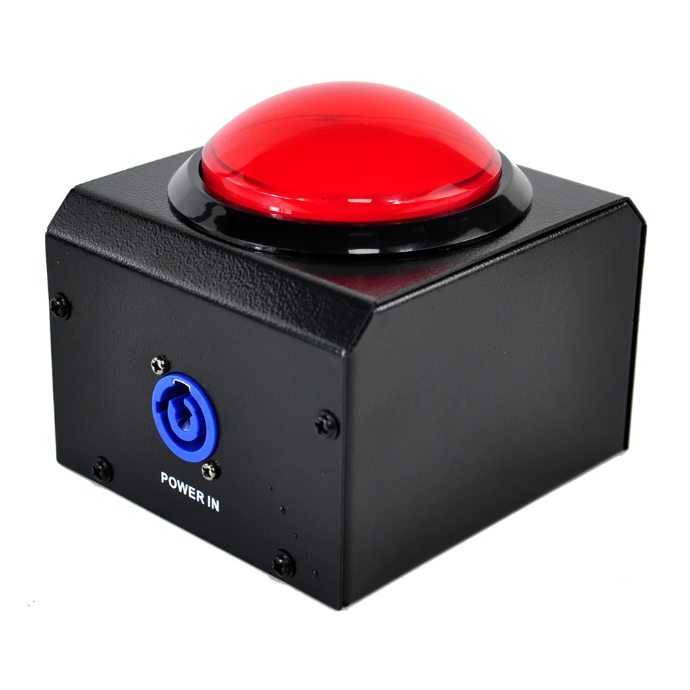 TIPTOP Red Button Manual Electrical Power Controller For Stage Effect Machine 2 Port Output Directly Control