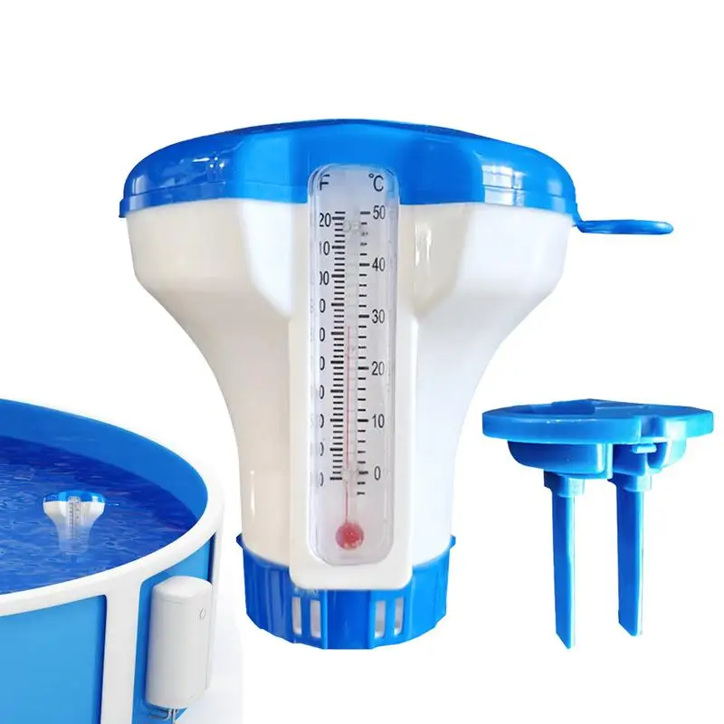 Swimming Pool Floating Chlorine Dispenser Automatic Water Disinfections Purifier Safe Chlorine Floater For Effortless Pool pool chlorine dispenser