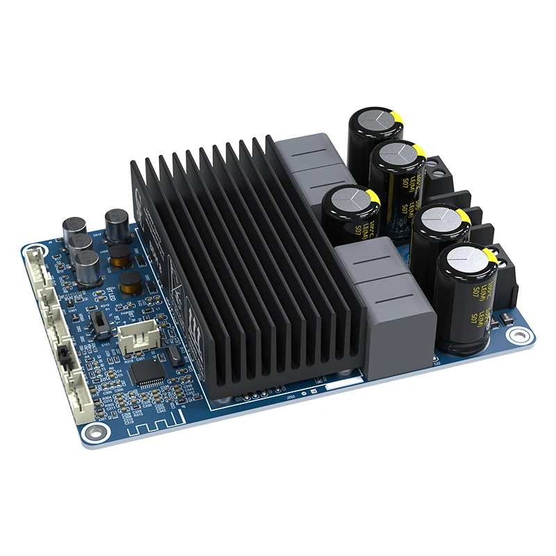 BDM8 Audio Amplifier Board  2022 300W+300W TPA3255 Bluetooth 5.3 Audio Amplifier DSP PC UI DC18-48V AUX input Volume Control 4