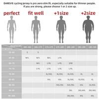 DAREVIE Cycling Jersey SPF 50+ Men Women Cycling Jersey 2023 Fashion Bike Jersey Pro Team High Quality Cycling Shirt MTB Road 2