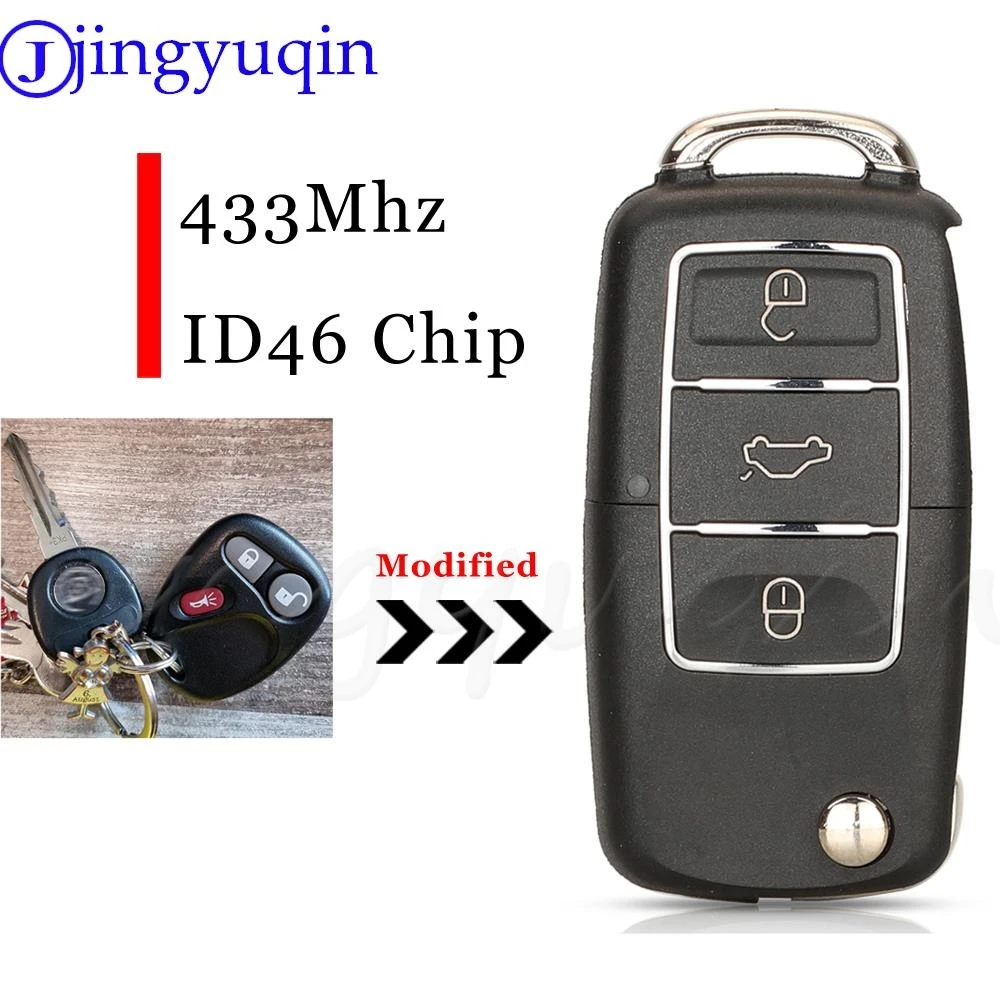 

Jingyuqin 3 кнопки Xhorse XKB506EN проводной универсальный автомобильный ключ дистанционного управления для Xhorse VVDI инструмент для Cadillac SRX aus dem Jahr 2005