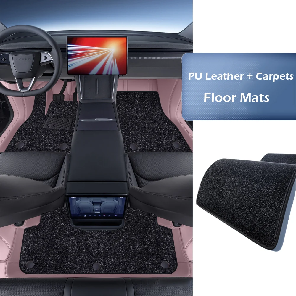 Model Y Juniper TPE Tappetini per bagagliaio | Anteriore/Posteriore | Impermeabile | Bordi rialzati | Tutto tempo