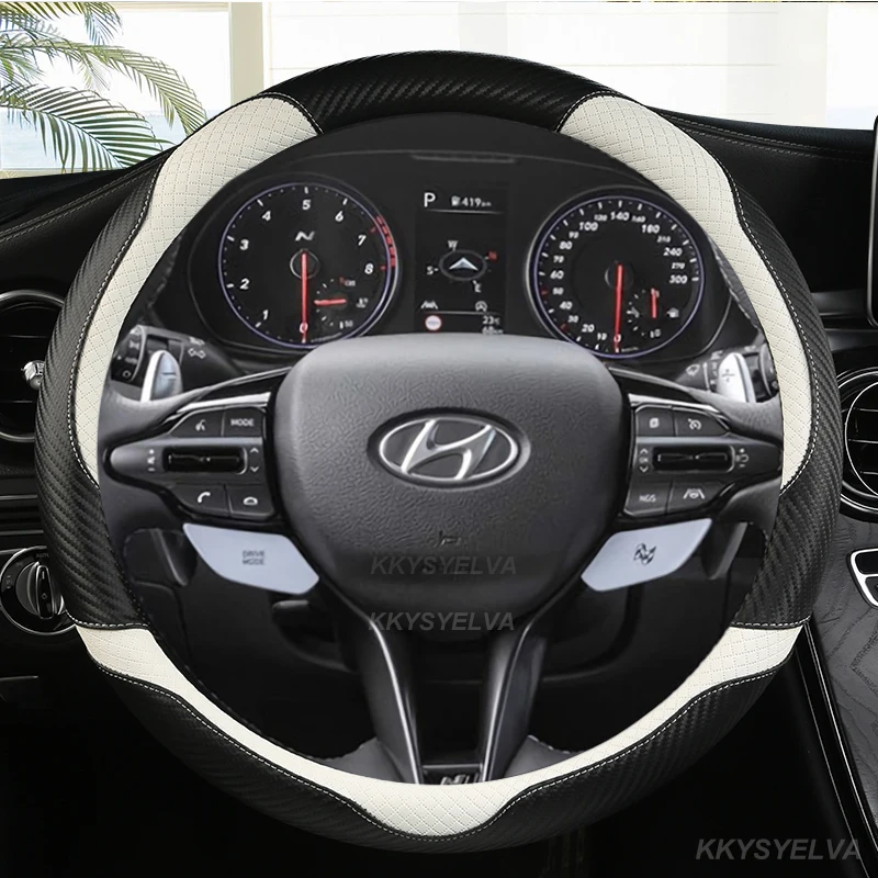 Car Steering Wheel Cover For Hyundai I40 I30 I20 I10 Ix35 Ix25 Tucson Accent Elantra Santa Fe