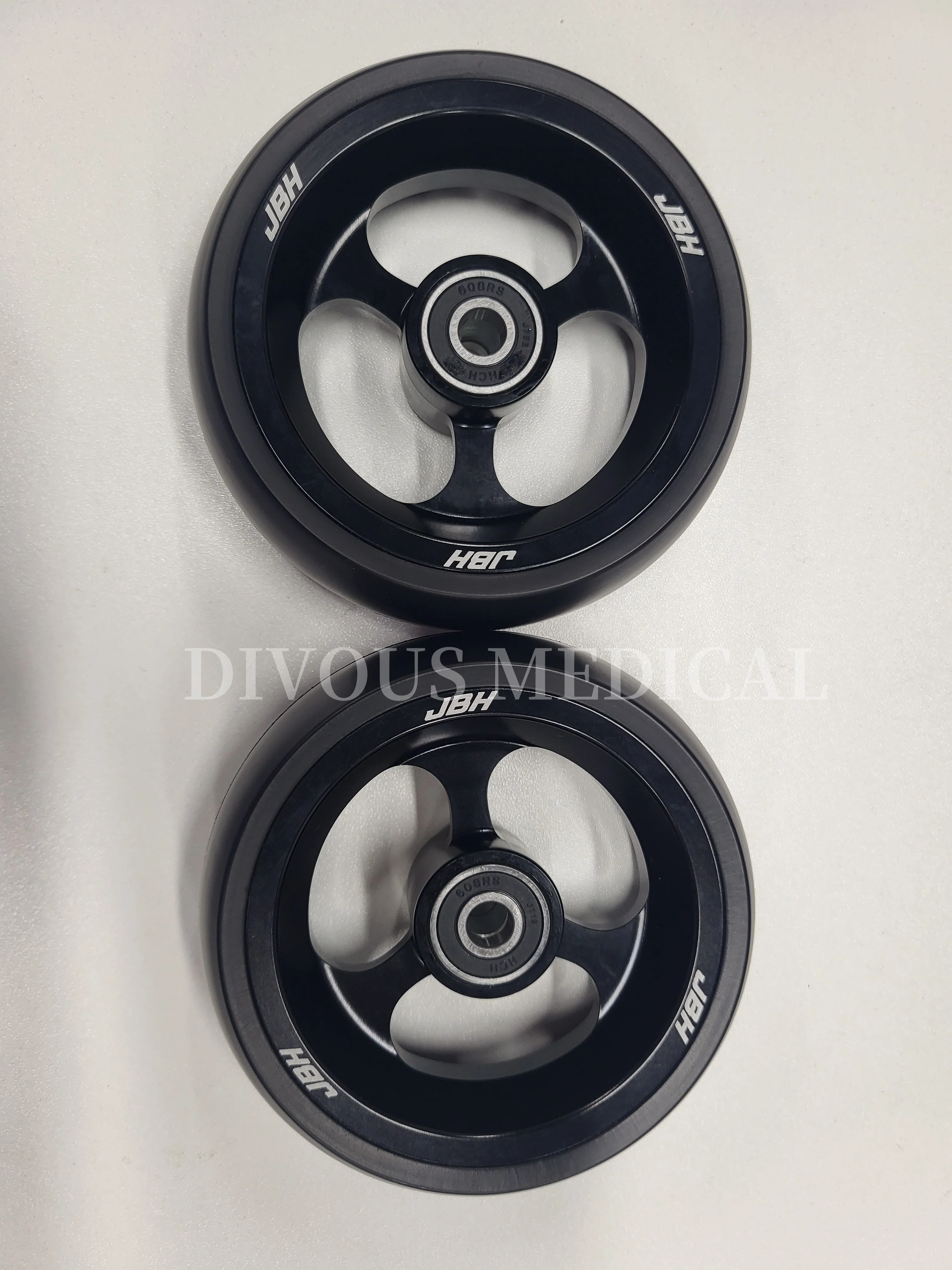 （A Pair）4 inches Front Wheel Assembly For Sport Wheelchair