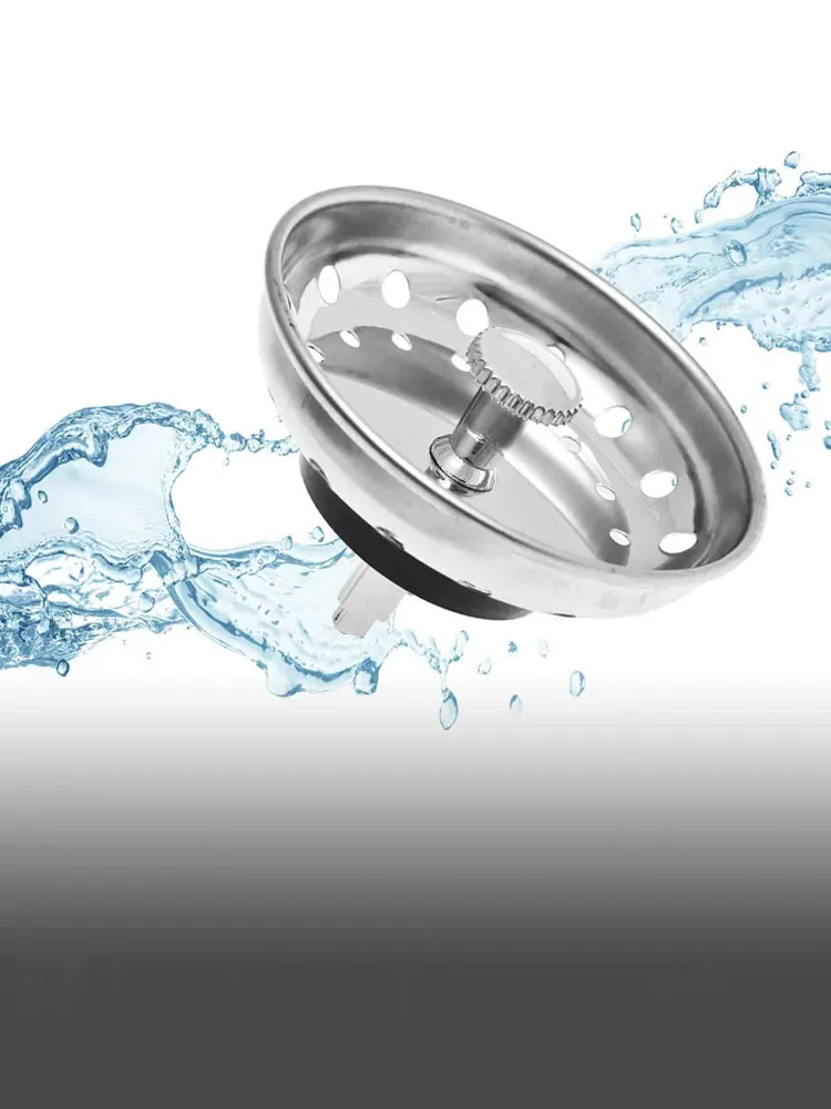 cesta de drenagem aço inoxidável plug resíduos
