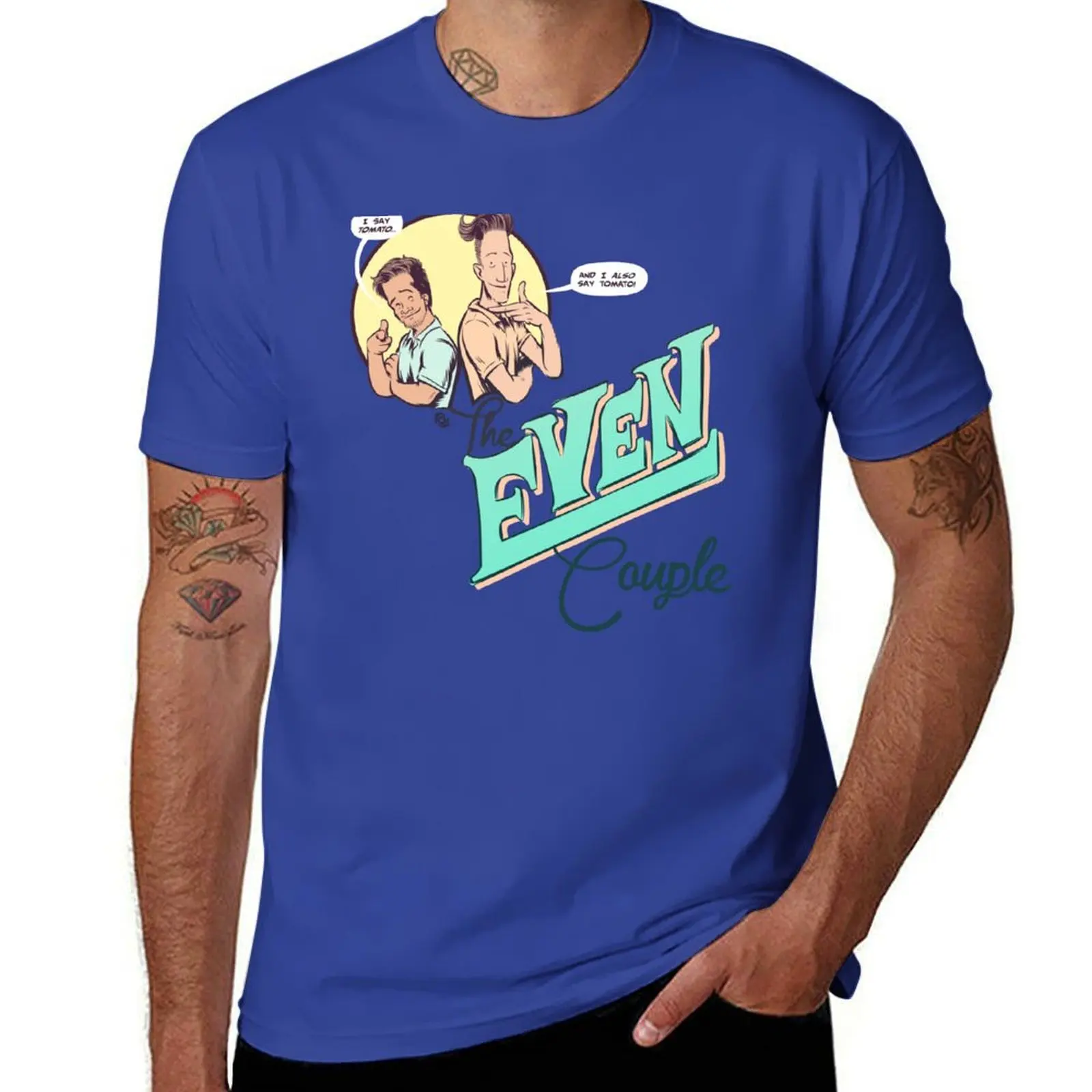 

EVERYONE RELAX - The Even Couple T-shirt cute tops graphics quick drying animal prinfor boys black t shirts for men