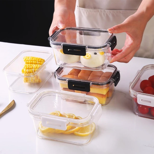 Refrigerator Storage Box, Transparent Fresh-keeping Box