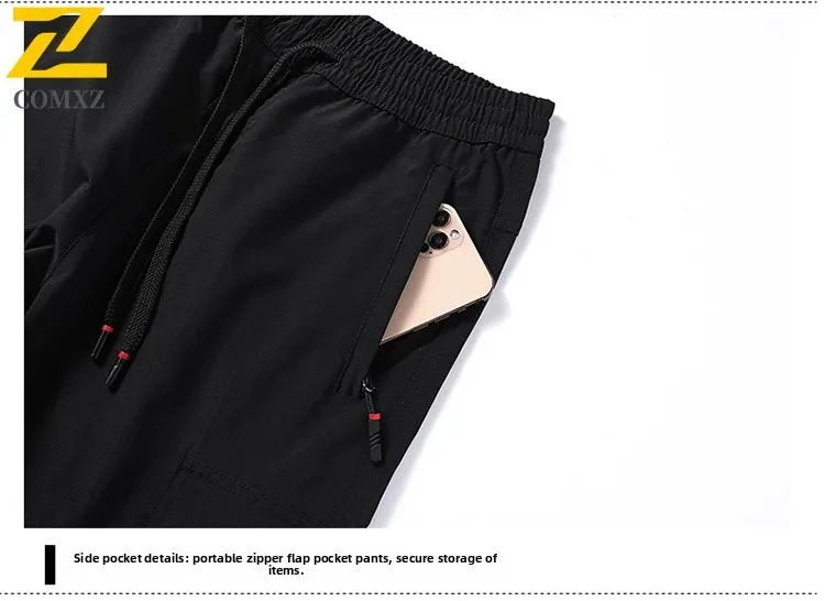 EiAO Men's Spring  Work Pants Outdoor Hiking Windproof Waterproof Multi-Pocket Camping Fishing Lightweight Durable Casual 2025