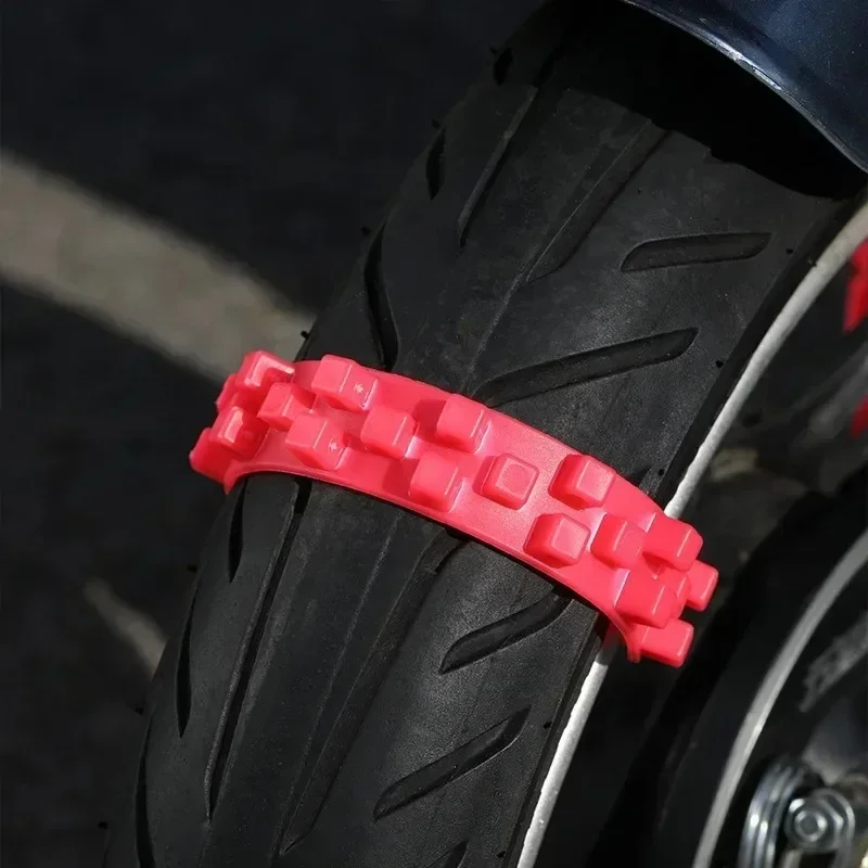 Tire Chains 10/20PCs Universal Motorcycles Anti-Skid Snow Chains Winter Wheels Anti-slip Ties