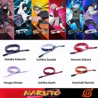 Naruto Inspired Rope Bracelet – Adjustable Anime Cosplay Wristband - Image 2
