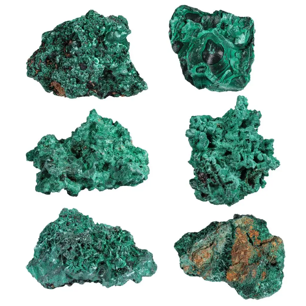 300-500g Irregular Malachite Natural Rough Crystal Stone Minerals For Meditation Protection Home Decor