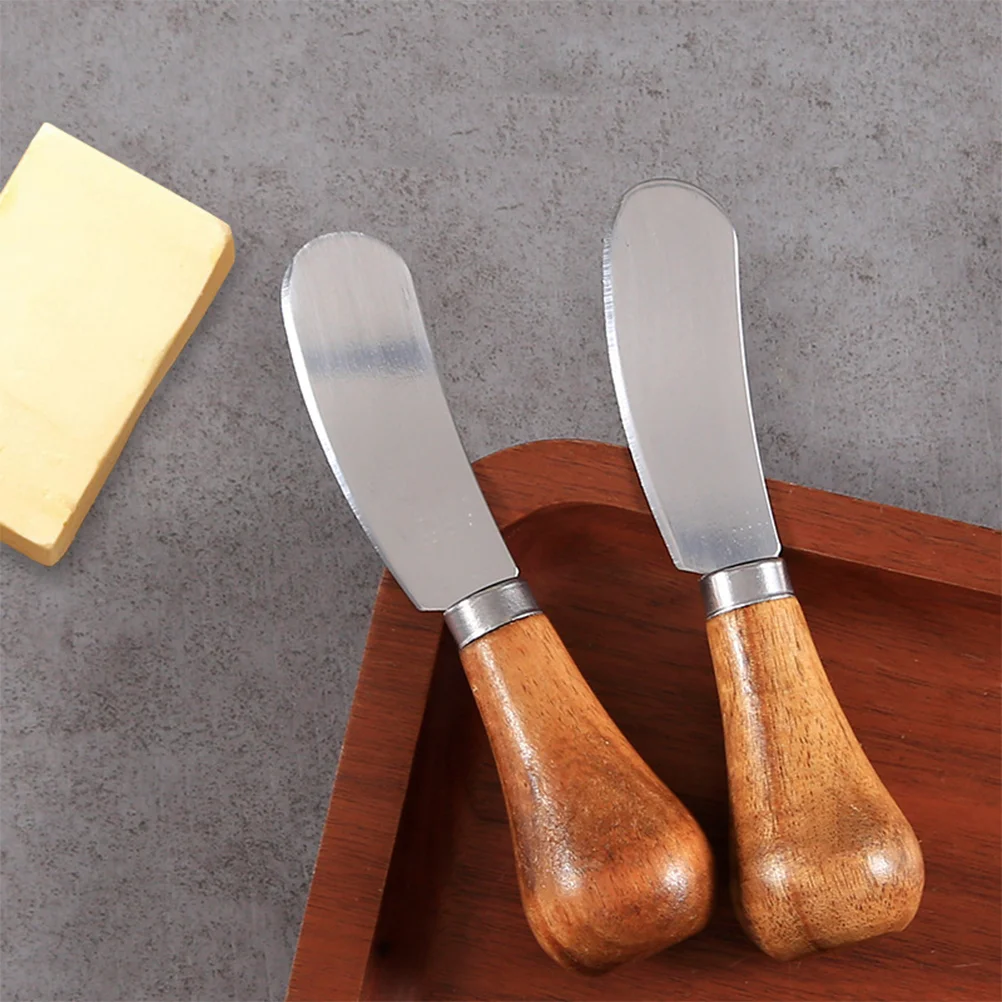 Cheese Jam Spatula Small Scraper Stainless Steel Butter Cutting Tool Convenient