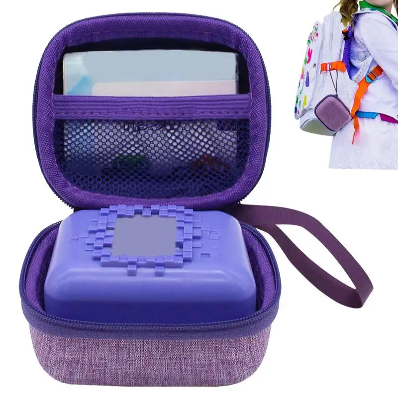 For Spin Master Bitzee Interactive Digital Toy Pet Storage Box, Virtual Pet Game Console Protection Case, Purple Color