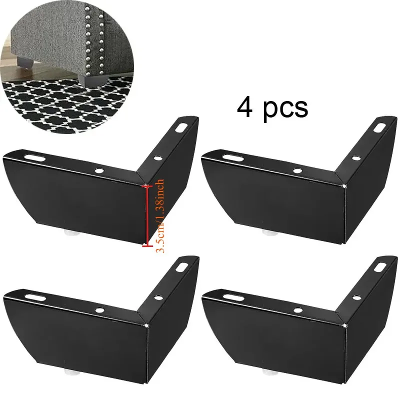 4 יחידות רגלי מתכת מודרניות לרהיטים ספה ארון הרכבה DIY רגלי החלפה סט רגלי רהיטים רגלי ארון ספה מיטת שולחן