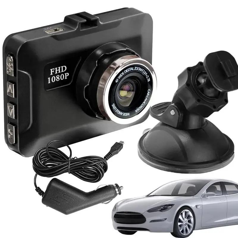 

Car Dash Cam HD 1080P Dashcam DVR Recorder Dash Cam Loop Recording Suction Cup Car Data Recorder Night Vision Mode 32GB Usb Port