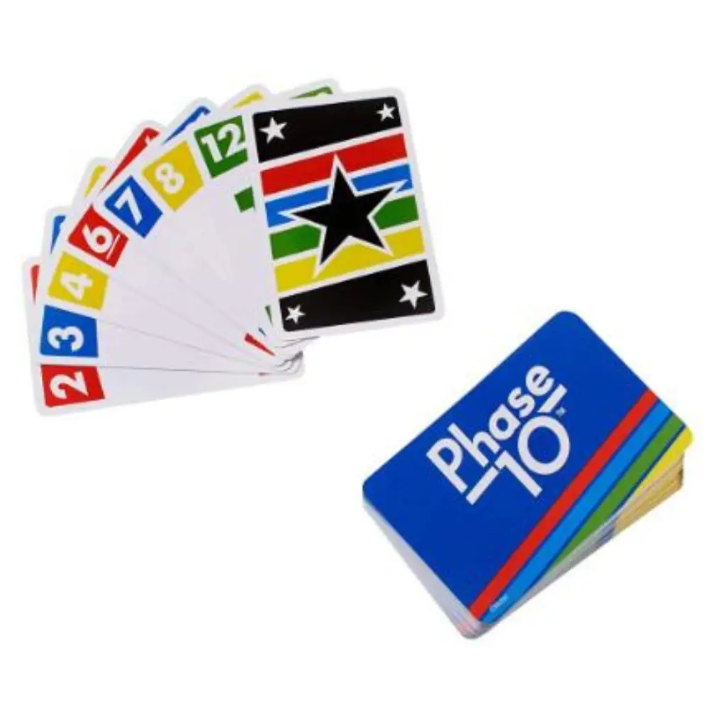 UNO Phase 10 Card Games Family Funny Entertainment Board Game Poker Kids Toys Playing Cards playing cards