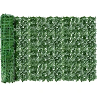1X3m Artificial Ivy Hedge Green Leaf Fence Panels Faux Privacy Fence Screen for Home Outdoor Garden Balcony Decoration Plants