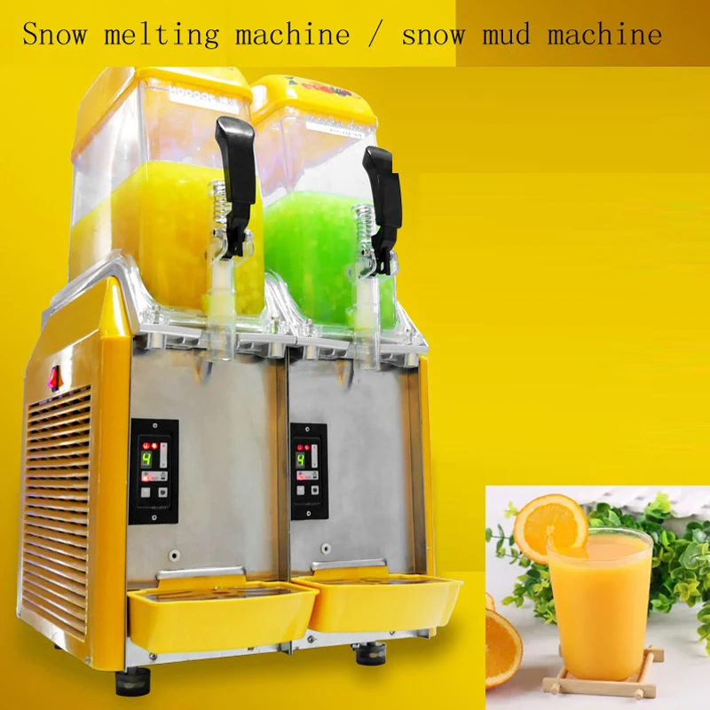 Double-Cylinder Sludger Beverage Machine with Large Capacity