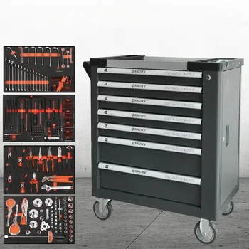 Large Wheeled Tool Box Cabinet