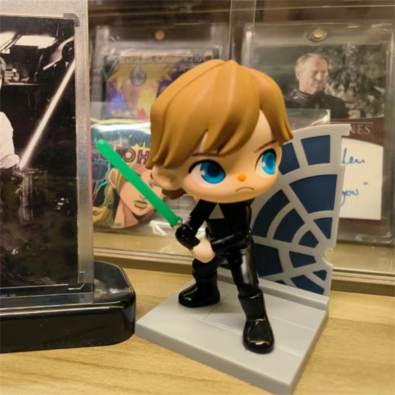 Star Wars Action Figure Toys Dolls C-3Po Luke Han Solo R2-D2 Leia Darth Vader Collection Regali Di Compleanno Cool Model Desk Ornament