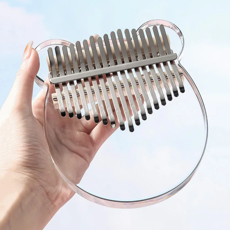 

Kalimba 17 Keys Music Instrument Finger Piano Presents Mini Transparent Kalimba Profesional Music Instruments for Childrenmusic