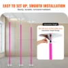 VEVOR Professional Dancing Pole Portable Removable Stainless Steel Adjustable Fitness Spinning Pole for Exercise Home Club Gym 5