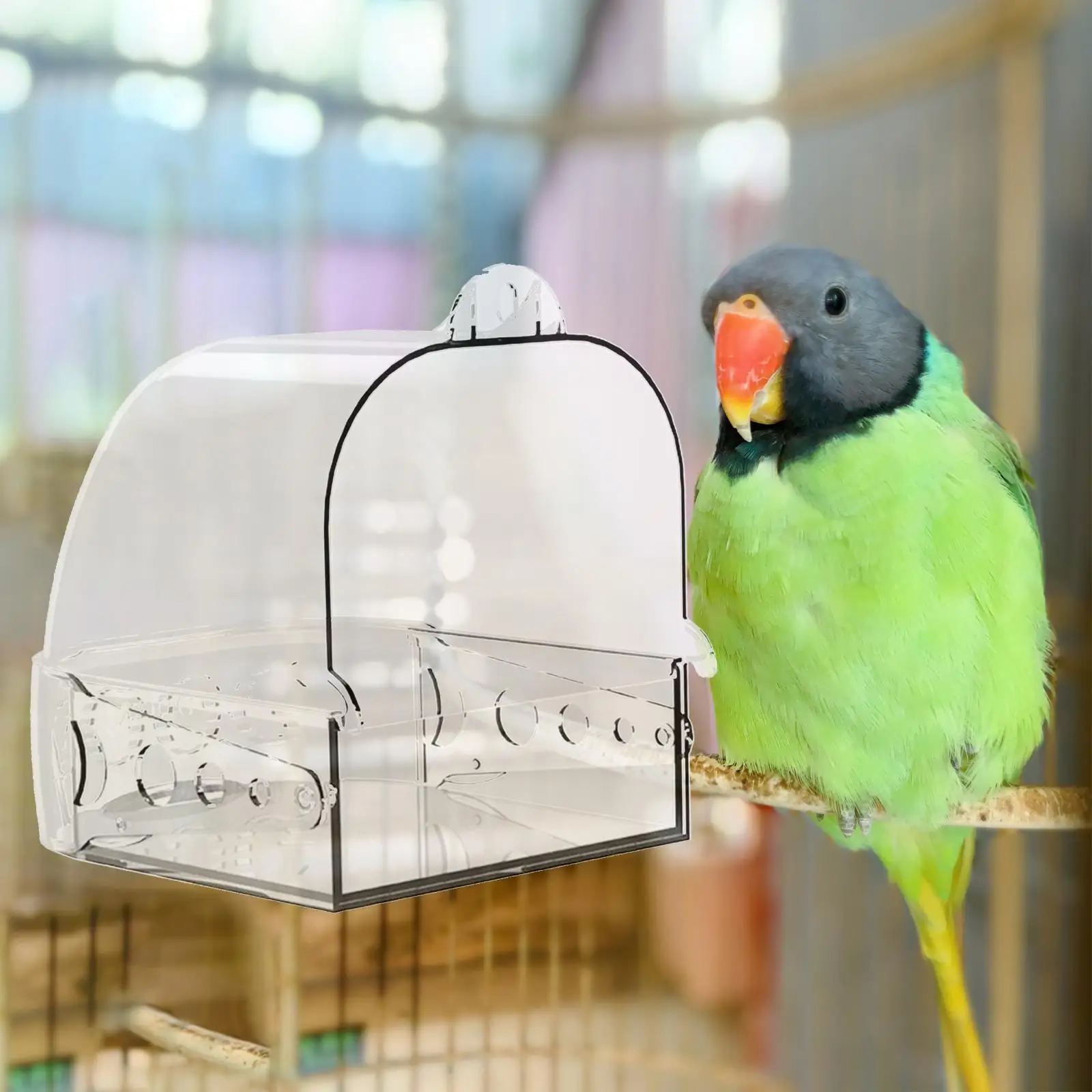 

Птица для ванны, попугай, ванночка для купания, поднос для еды, для Budgerigar Lovebirds Finch