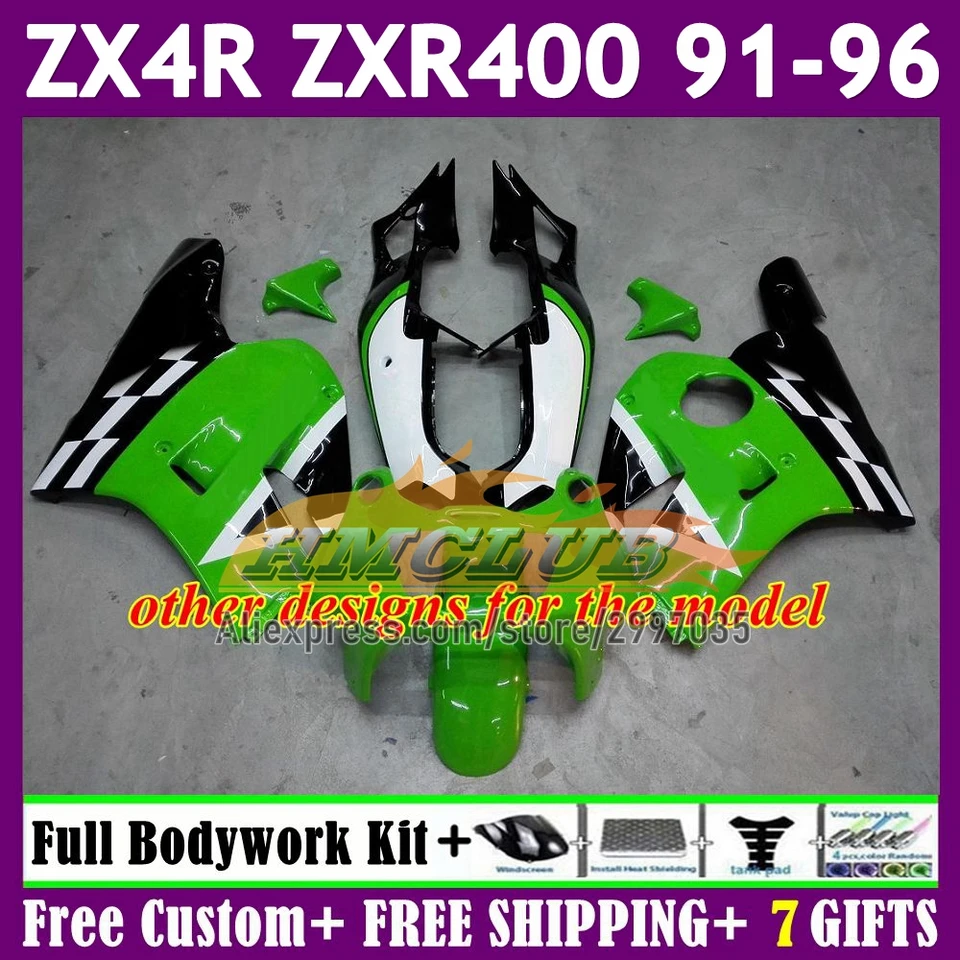 ZXR400 For KAWASAKI NINJA ZX-4R green stock ZXR-400 ZX4R 1991 1992