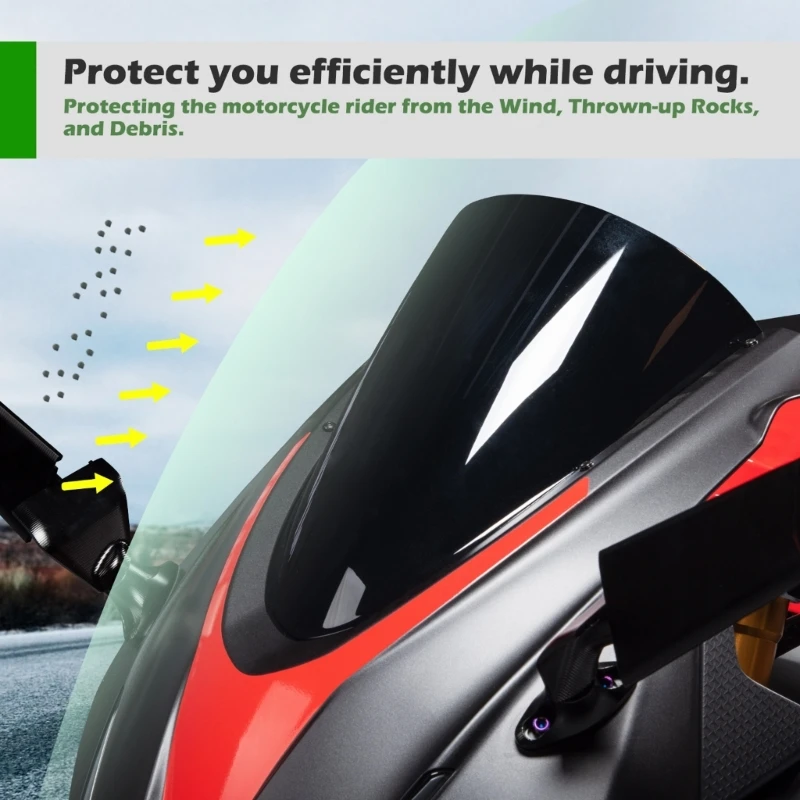 

Удлинитель лобового стекла мотоцикла, регулируемый спойлер, дефлектор ветрового стекла для RS660 20-22 GTWS