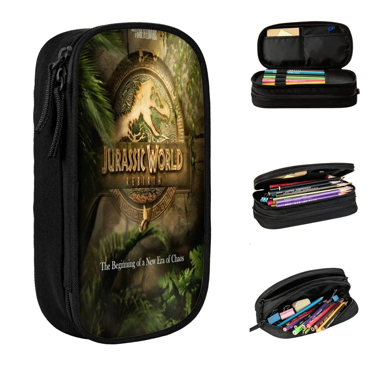 Jurassic World Rebirth 2025 Astucci per matite Divertenti