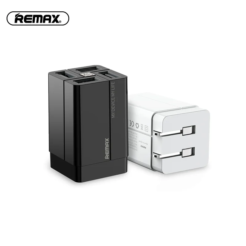 Remax-RP-U43-2022-4Ports-USB-Adapter-Quick-Charger-Folding-Design-3-4A ...