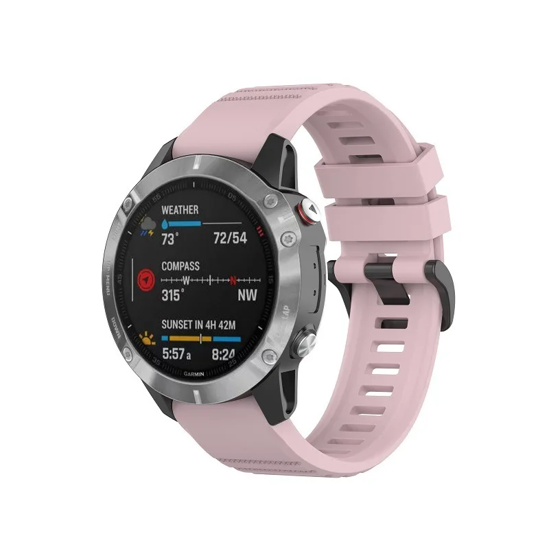 Versatile Silicone QuickFit Watch Strap, Adjustable 20-26mm