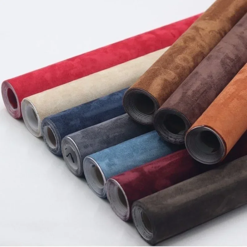 Self Adhesive Suede Fabric Faux Suede Leather 1