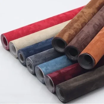 Self Adhesive Suede Fabric Faux Suede Leather 1