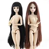 30cm Fashion Doll 1/6 BJD Dolls Body Make-up 3D Eyes Long Wig Hair Beautiful Princess Baby Girl Dolls DIY Toy for Girls 3