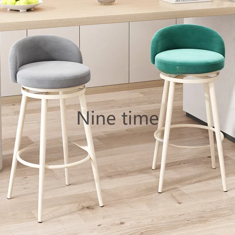 Step Stool Bar Stools For Kitchen Luxury Chairs Counter Manicure Chair Make Up Modern Design High Breakfast Furniture Cafeteria