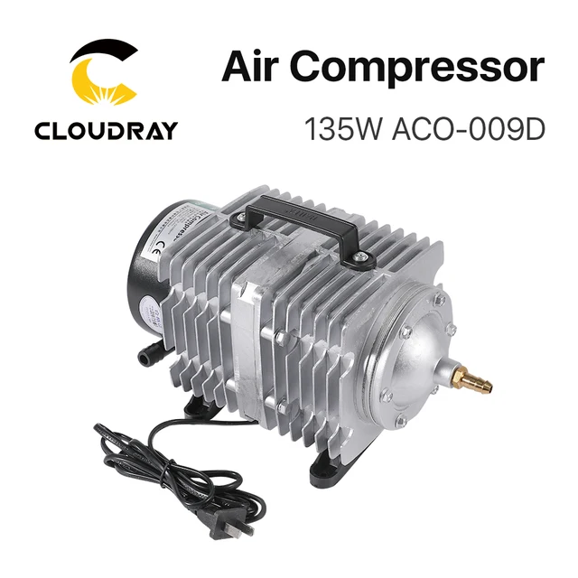 Cloudray 135W Air Compressor Electrical Magnetic Air Pump for CO2 Laser Engraving Cutting Machine ACO-009D 1