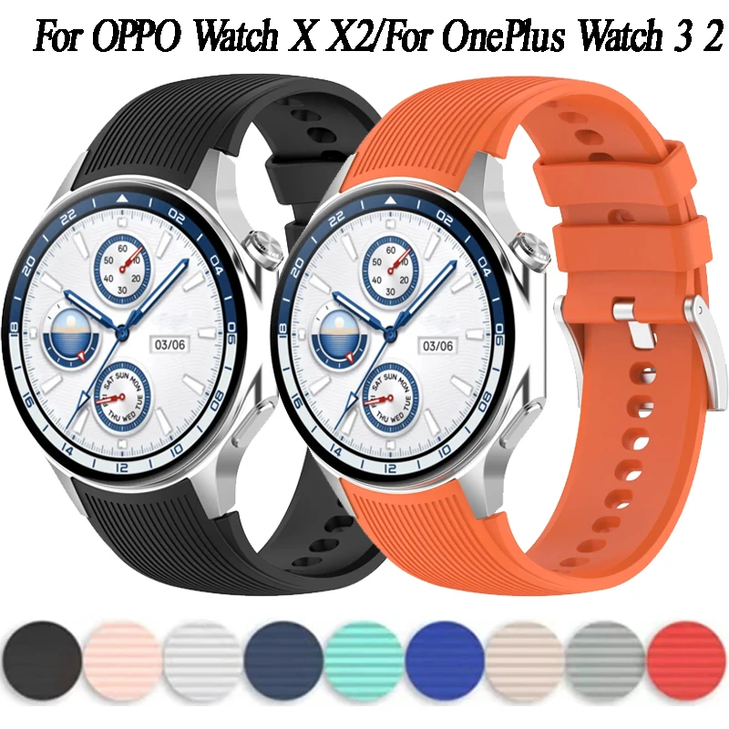 Silicone Replacement Wristband for Smartwatch - Universal Fit Accessory