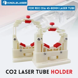KINDLEASER CO2 Laser Tube Holder Support Mount Flexible Plastic 45-80mm for 50-180W Laser Engraving Cutting Machine 2 pcs/set