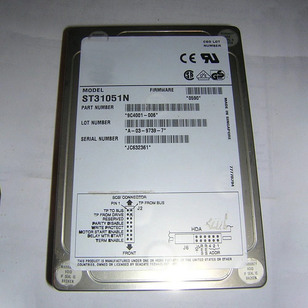 ST31051N 1GB 50PIN 5400R 3.5