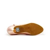 BD Dance Women Standard Shoes N138 Satin Soft Sole Genuine Leather Fresh Tan Satin High Heel Ladies Ballroom Dance Shoes 5
