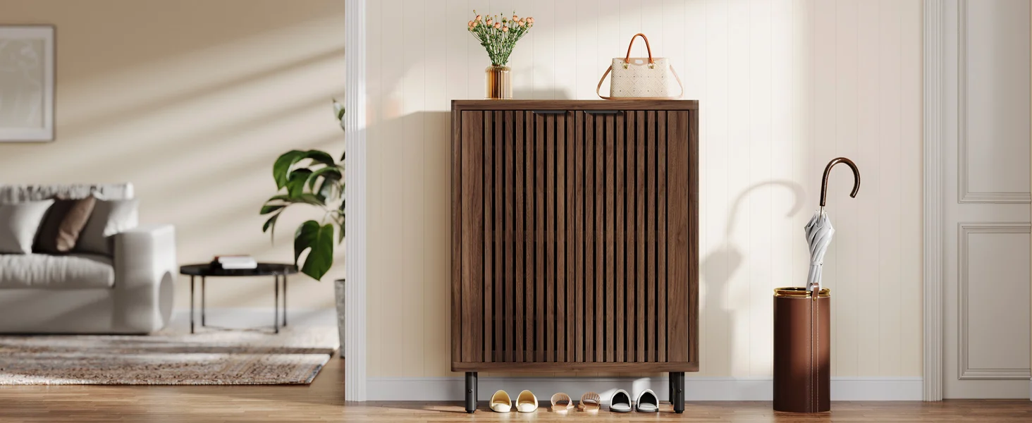farmhouse shoe cabinet