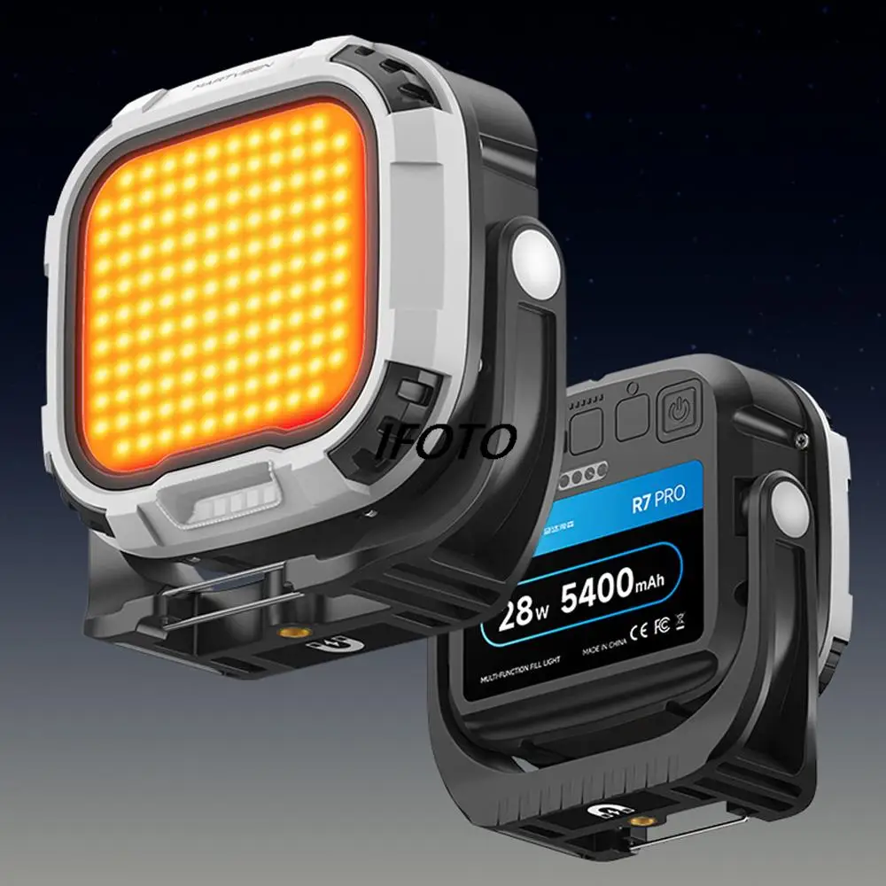 Martvsen 휴대용 사진 포켓 필 Light2700K-6500K, R7 PRO, 28W, 2 색, 휴대용 사진 조명