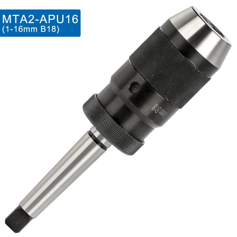 XCAN Werkzeughalter Selbstspannendes Bohrfutter MTA2 MTA3 MTA4 APU13 APU16 Automatisches schlüsselloses Morsebohrfutter CNC-Bohrmaschine – Detail 6